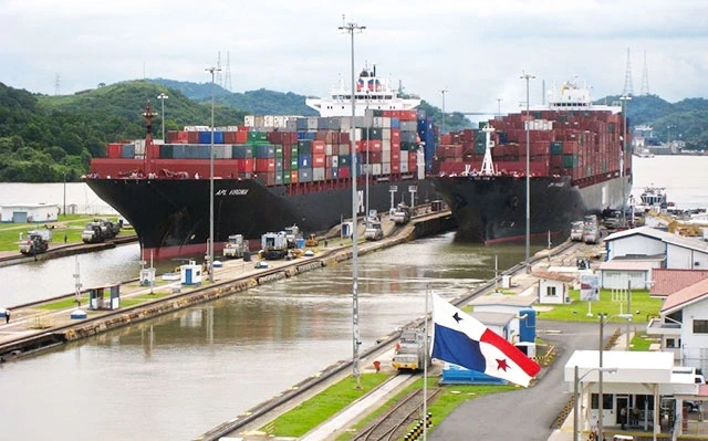 Kênh đào Panama có vai trò chiến lược trong hệ thống thương mại hàng hải toàn cầu. Ảnh: GRAINEWS.CA