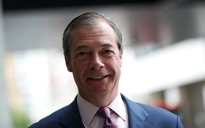Ông Nigel Farage, lãnh đạo Đảng Brexit. (Ảnh: Reuters)