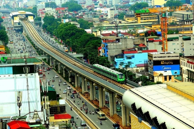 Tuyến đường sắt Cát Linh - Hà Đông. 