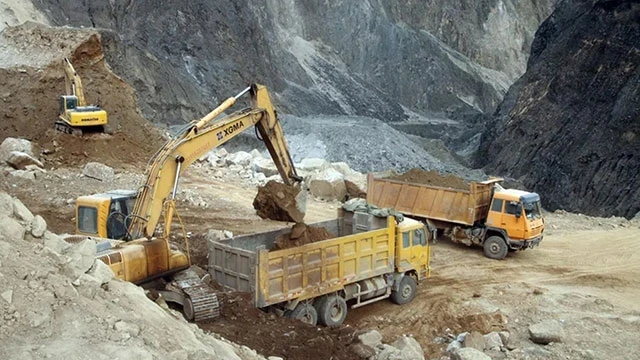 Một mỏ khai thác đất hiếm tại Trung Quốc. Ảnh: GETTY IMAGE