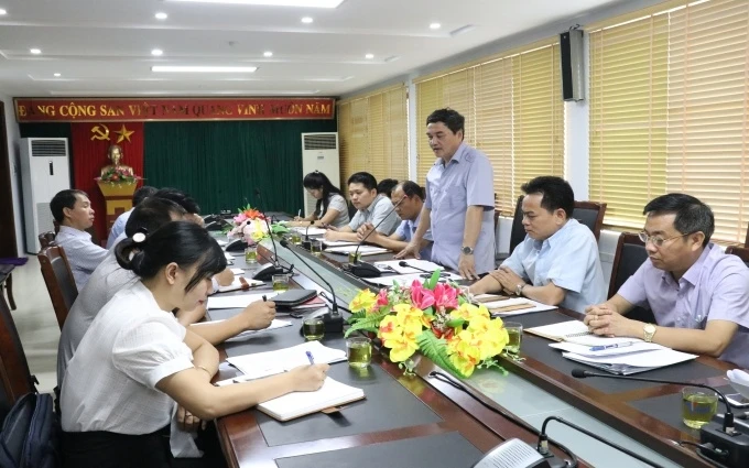 Lãnh đạo UBND tỉnh Điện Biên phát biểu tại buổi làm việc với Hiệp hội Doanh nghiệp tỉnh Điện Biên.