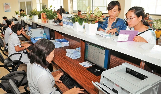 Ứng dụng công nghệ thông tin giúp tối ưu hóa quá trình quản lý bệnh án của bệnh nhân tại Bệnh viện K, Tân Triều (Hà Nội). Ảnh: ĐỨC ANH