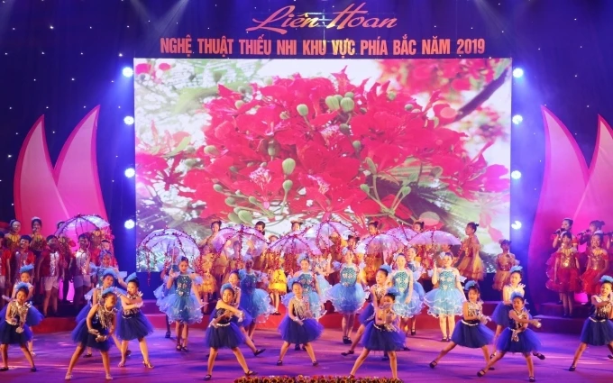 Bế mạc Liên hoan nghệ thuật thiếu nhi các tỉnh khu vực phía bắc năm 2019 