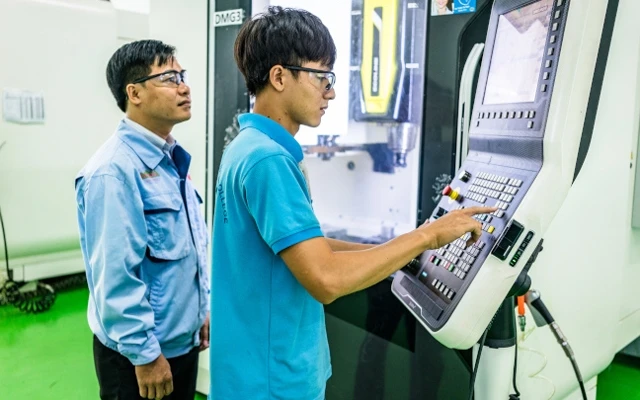 Đào tạo tại Trường Cao đẳng công nghệ quốc tế Lilama 2 (Ảnh minh họa: Lilama 2).