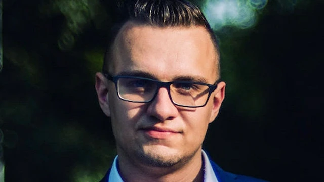 Nghi phạm Kristian Boykov trong vụ tiến công máy tính tại Bulgaria. Ảnh: THE NEWS MINUTE