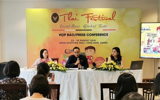  Đại sứ Thái-lan tại Việt Nam Tanee Sangrat thông tin về Thai Festival 2019. 