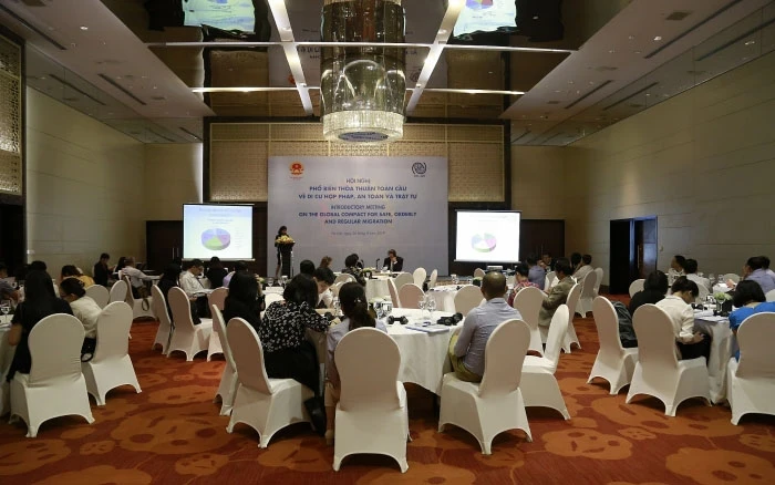 Toàn cảnh hội nghị (Ảnh: Báo TG và VN)