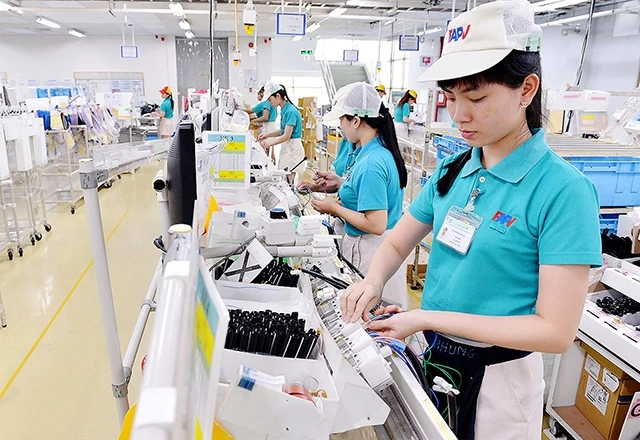 Khu chế xuất Tân Thuận, TP Hồ Chí Minh - nơi thu hút nhiều lao động từ nông thôn đến làm việc.