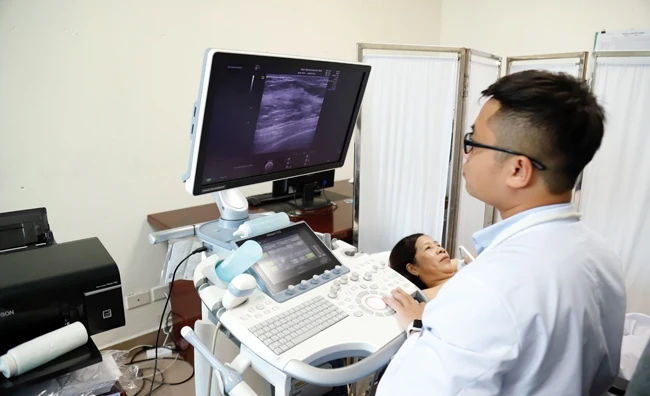 Siêu âm chẩn đoán ung thư tại Bệnh viện đa khoa tỉnh Bắc Ninh.