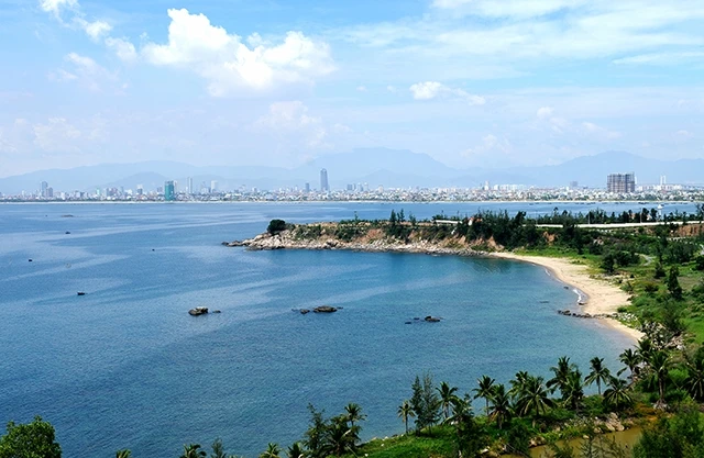 Một góc biển TP Đà Nẵng.