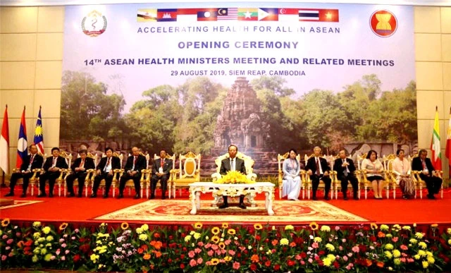 Lễ khai mạc Hội nghị Bộ trưởng Y tế ASEAN lần thứ 14 tại TP Siem Reap.