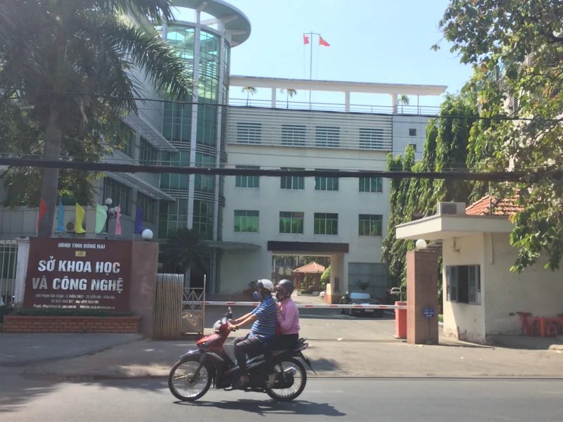 Trụ sở Sở KH-CN Đồng Nai.