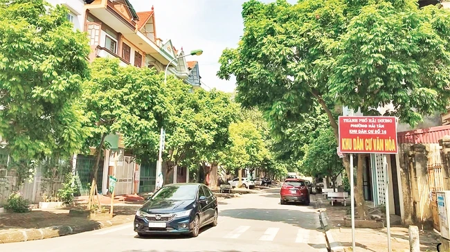 Khu dân cư số 14, phường Hải Tân, TP Hải Dương có nhiều hộ dân mua đất tái định cư để xây nhà, nhưng chưa được cấp giấy chứng nhận quyền sử dụng đất.