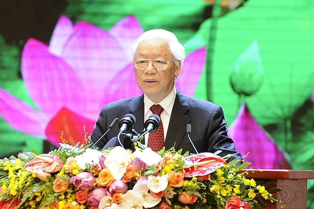 Tổng Bí thư, Chủ tịch nước Nguyễn Phú Trọng (Ảnh: ĐĂNG KHOA)