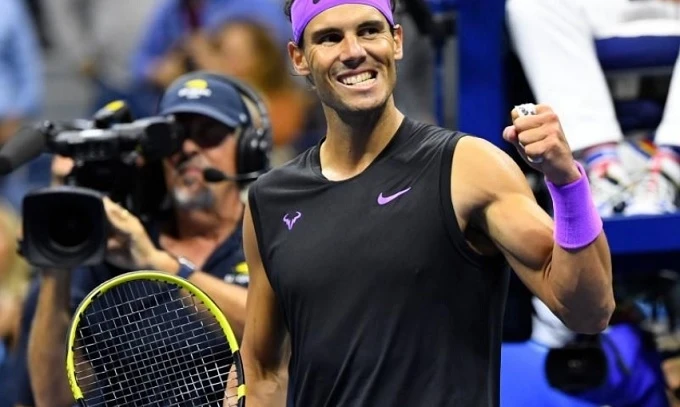 Rafa Nadal lần thứ năm giành quyền vào chơi trận chung kết Mỹ mở rộng. (Ảnh: Reuters)