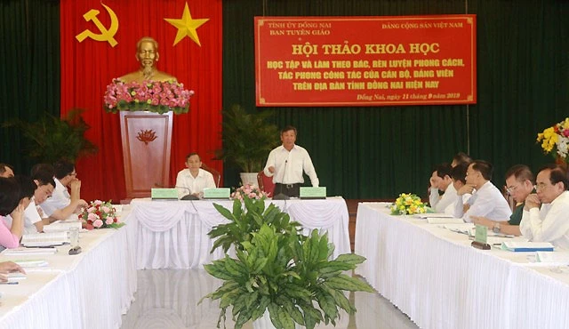 Đồng Nai đẩy mạnh việc học tập và làm theo Bác