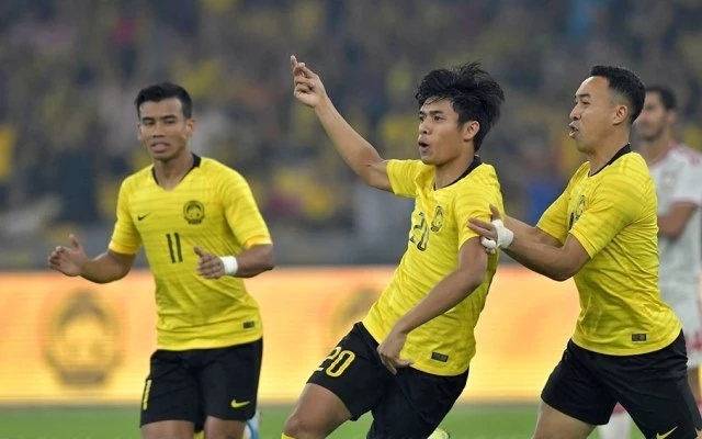 Màn trình diễn trước UAE cho thấy Malaysia thực sự đáng gờm đối với các đối thủ cùng bảng, trong đó gần nhất sẽ là chuyến làm khách tuyển Việt Nam trên sân Mỹ Đình vào ngày 10-10. (Ảnh: Liên đoàn Bóng