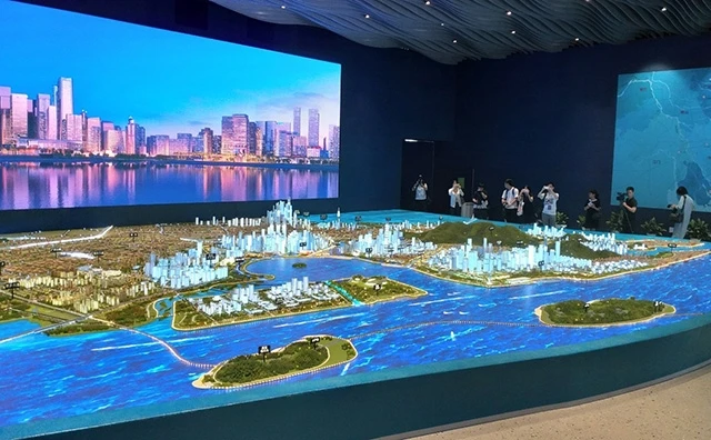 Khu đô thị mới Tiền Hải ở Thâm Quyến được quy hoạch khá bài bản nhằm phát huy các lợi thế về đổi mới và sáng tạo công nghệ của thành phố này.