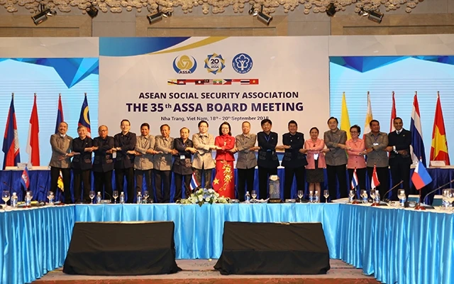 Các đại biểu dự Hội nghị ASSA 35 tại thành phố Nha Trang, Khánh Hòa, năm 2018.