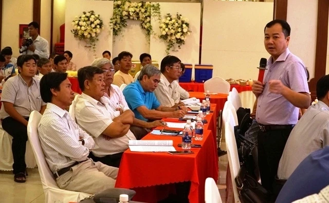 Tổng cục trưởng Thủy sản Trần Đình Luân phát biểu tại hội thảo.