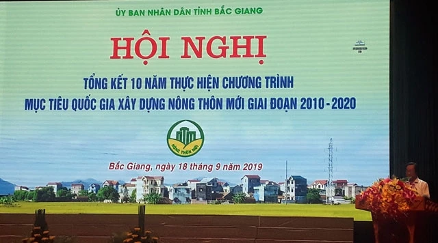 Tổng kết 10 năm quốc gia xây dựng nông thôn mới tỉnh Bắc Giang