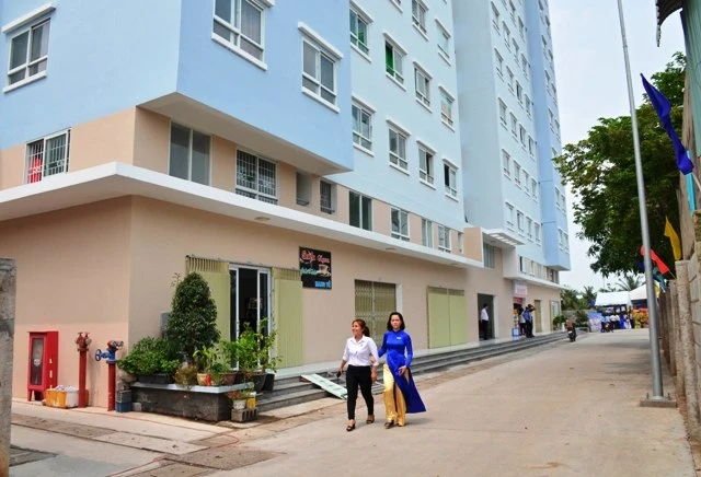 Chung cư nhà ở xã hội HQC Phú Tài, TP Phan Thiết được đưa vào sử dụng, nâng cao chất lượng cuộc sống cho người dân. 