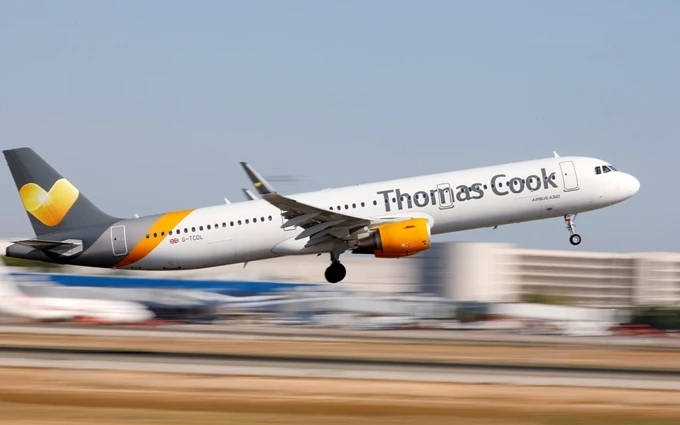 CAA khuyến cáo hành khách của Thomas Cook đang ở nước ngoài không nên tới sân bay cho đến khi chuyến bay trở về Anh được xác nhận trên website chính thức. (Ảnh: Reuters)