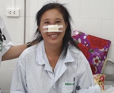 Bệnh nhân bị vi khuẩn whitmoer gây tổn thương áp - xe mũi đã được xuất viện.