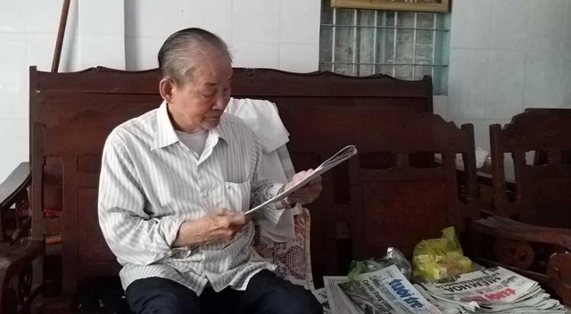 Đồng chí Nguyễn Minh Ở, nguyên Trưởng Ban Tài chính - Quản trị, Tỉnh ủy Sóc Trăng – người được đồng chí Nguyễn Tấn Quyên gửi bức thư tay.