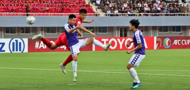 Thầy trò HLV Chu Đình Nghiêm hòa 0-0 trên sân khách, đồng nghĩa với thất bại chung cuộc. (Ảnh: AFC)