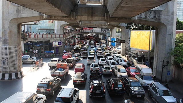 Tình trạng tắc nghẽn giao thông thường xuyên diễn ra tại Bangkok. Ảnh: WORDPRESS