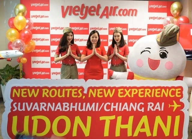 Liên doanh Thái Vietjet Air khai trương đường bay mới ở Thái-lan. (Ảnh: The Nation)