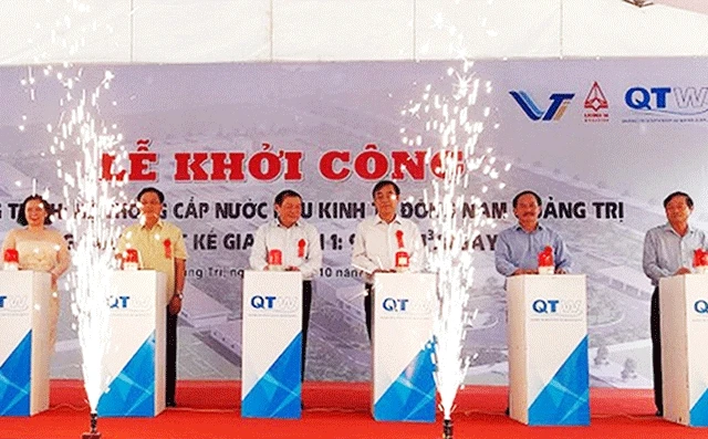 Khởi công Dự án cấp nước Khu kinh tế Đông Nam Quảng Trị