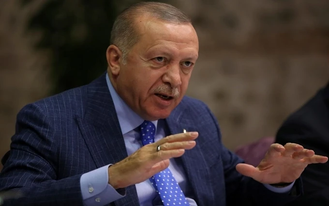 Tổng thống Thổ Nhĩ Kỳ Erdogan. (Ảnh: Reuters)