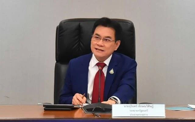 Ông Jurin Laksanawisit, Phó Thủ tướng kiêm Bộ trưởng Thương mại Thái-lan. (Ảnh: Bangkok Post)
