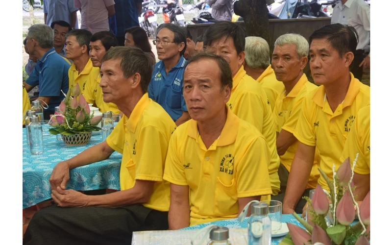 Một buổi sinh hoạt hội quán tại huyện Cao Lãnh, tỉnh Đồng Tháp.