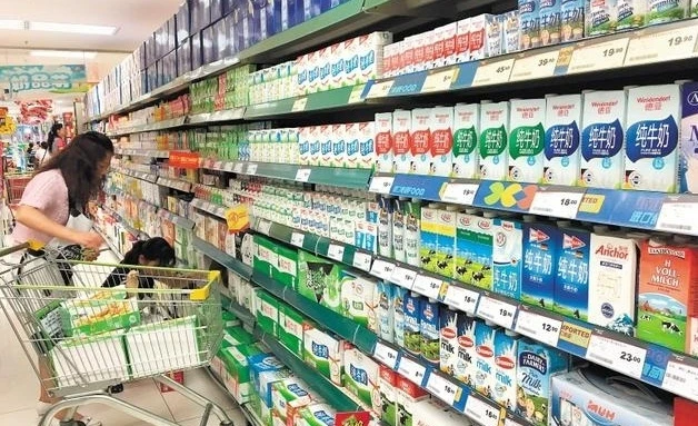 Trung Quốc là thị trường có nhu cầu rất lớn về các sản phẩm sữa. (Ảnh minh họa)