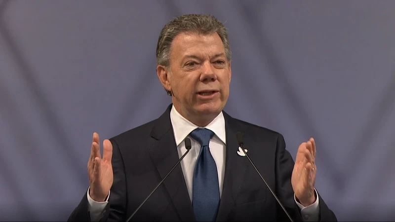 Cựu Tổng thống Colombia Santos 