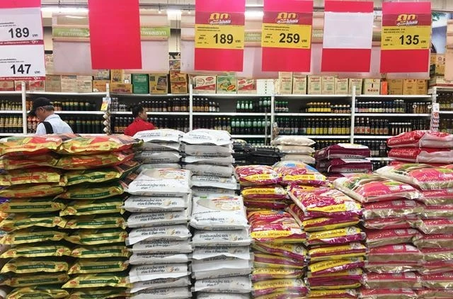 Gạo xuất khẩu của Thái-lan có giá cao do đồng baht mạnh.