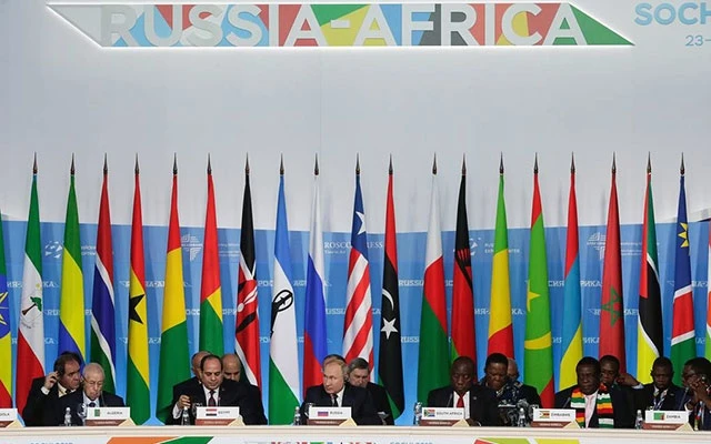 Hội nghị cấp cao Nga - châu Phi lần thứ nhất họp tại Sochi, Nga. Ảnh TASS