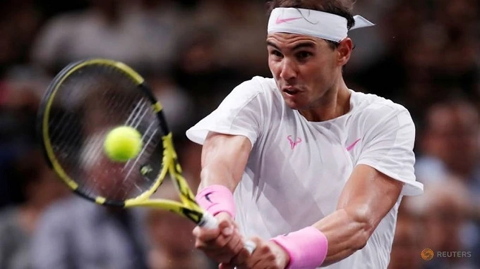 Rafa Nadal hiện chỉ còn cách danh hiệu Paris Masters đầu tiên trong sự nghiệp đúng ba trận thắng. (Ảnh: Reuters)