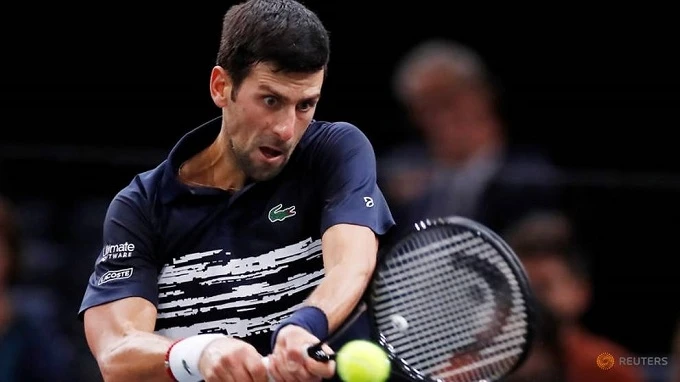Novak Djokovic hiện chỉ còn cách danh hiệu Paris Masters thứ năm trong sự nghiệp đúng một trận thắng. (Ảnh: Reuters)