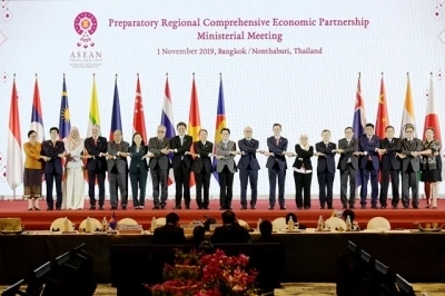 Hội nghị trù bị Bộ trưởng các nước tham gia đàm phán Hiệp định RCEP tháng 11-2019, tại Thái-lan.