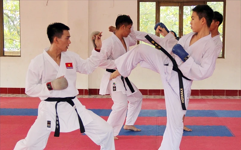 ÐT karate tích cực chuẩn bị cho SEA Games 30.
