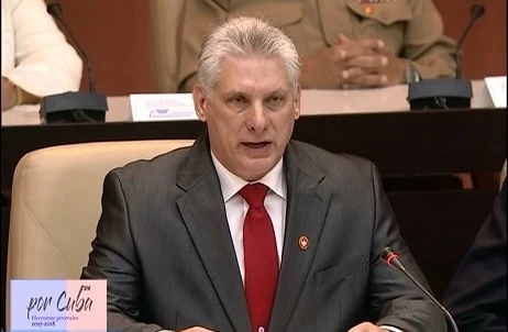 Chủ tịch Cuba Miguel Díaz - Canel (Ảnh: Cuba News Agency)