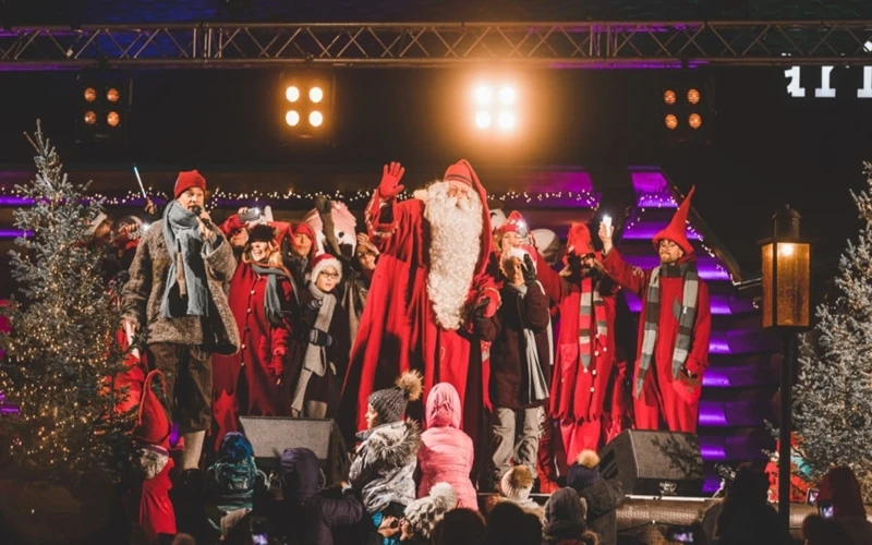 Lễ khai mạc mùa Giáng sinh năm 2019, tại ngôi làng Santa Claus ở TP Rovaniemi.