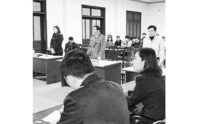 Nhiều vụ án ở Quảng Trị được xét xử công khai, tranh tụng theo tinh thần cải cách tư pháp.