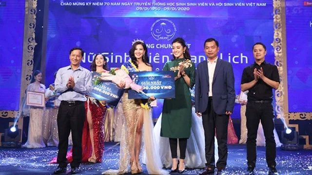 Cuộc thi “Nữ sinh viên thanh lịch Thủ đô năm 2019”
