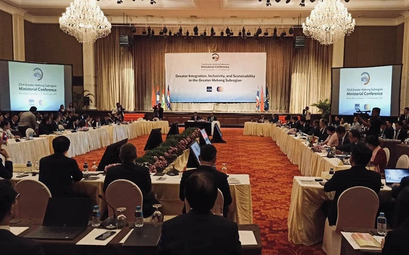 Hội nghị Bộ trưởng Tiểu vùng Mekong mở rộng lần thứ 23 tại Phnom Penh.