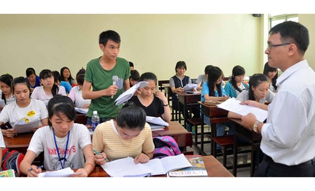 Sinh viên Trường đại học Sư phạm TP Hồ Chí Minh trong giờ học. Ảnh: TẤN THẠCH